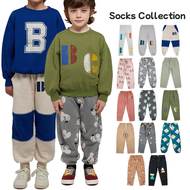 Top Trends: 2023 BC Autumn / Winter Boys&#039; And Girls&#039; Cartoon Printed Underpants With Velvet Lace Up Guard Sports Pants Children&#039;s Pants Shoppable Styles