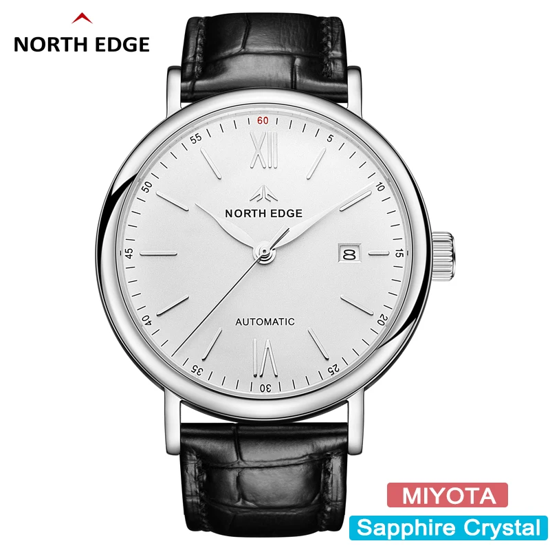 Top Trends: NORTH EDGE 2023 Men Mechanical Wristwatch Sapphire Automatic Watch Men's Stainless Steel Sports Waterproof Clock Reloj Hombre Shoppable Styles