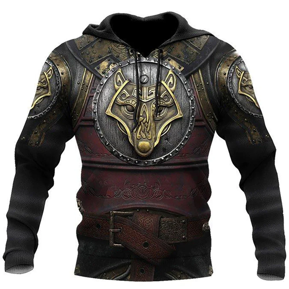 Top Trends: Northern Europe Pirate Print Hoodies For Men Hip Hop Vintage Harajuku Streetwear Autumn New In Sweatshirts Oversized Y2k Clothes Shoppable Styles