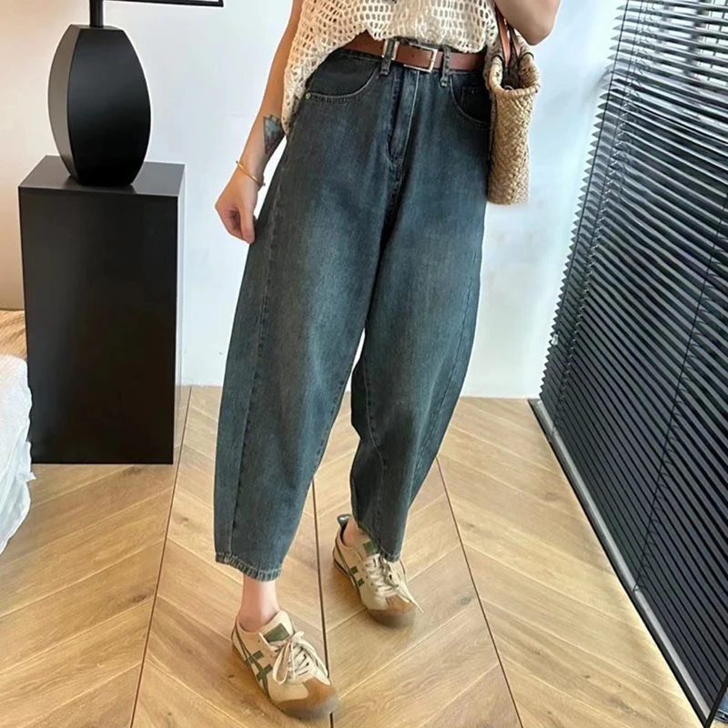 Top Trends: Oversized Heavenly Silk Slim Collapse Jeans Women's Summer 2023 New Slim Wide Leg Pants Harlan Pants Shoppable Styles