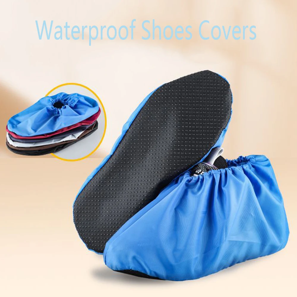 Top Trends: Waterproof Non-slip Shoe Covers Reusable Indoor Overshoes Washable Shoe Covers For Cleaning Household Dust-proof Shoe Cover Shoppable Styles