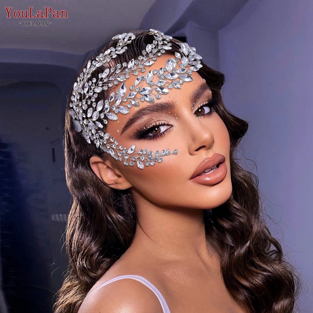 Top Trends: YouLaPan Rhinestone Hair Comb Bridal Wedding Hairpiece Handmade Woman Party Headwear Bride Crystal Hair Accessories HP458 Shoppable Styles