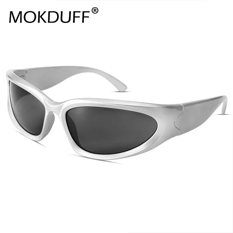 Top Trends: New Wrap Around Sunglasses Women Men Brand Design Mirror Sport Vintage Y2K Sun Glasses Men Driving Eyeglasses Futuristic Shades Shoppable Styles