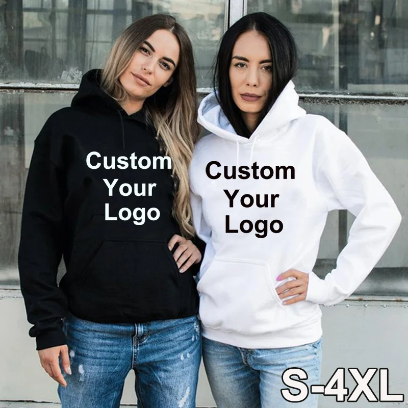 Top Trends: Custom Your Logo Hoodies Men / Women Customize Any Design Style Print Sweatshirt Hooded Autumn Spring Streetwear Hoody Hoodie Shoppable Styles