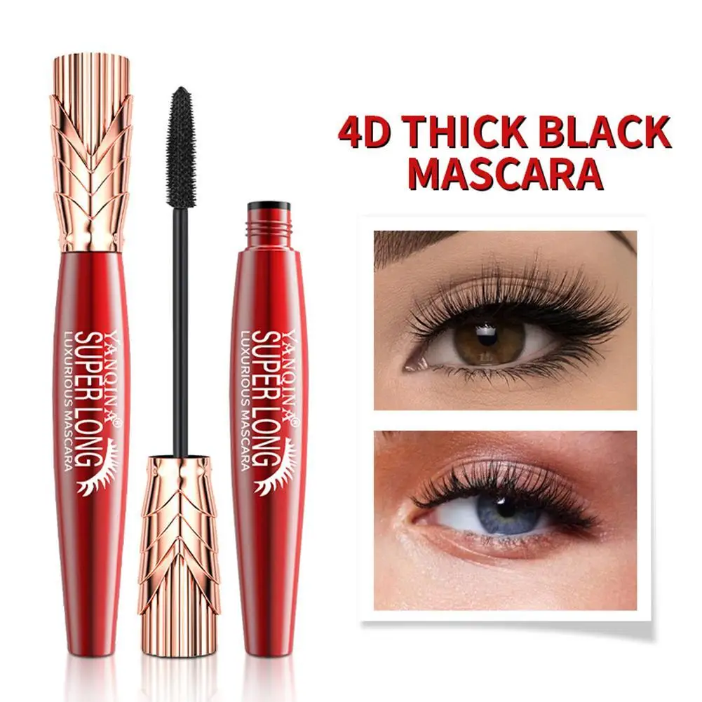 Top Trends: Yanqina Super Long Mascara 4d Waterproof And Sweat Proof Mascara Luxurious Mascara No Clumping Stereo Lengthening Mascara Shoppable Styles