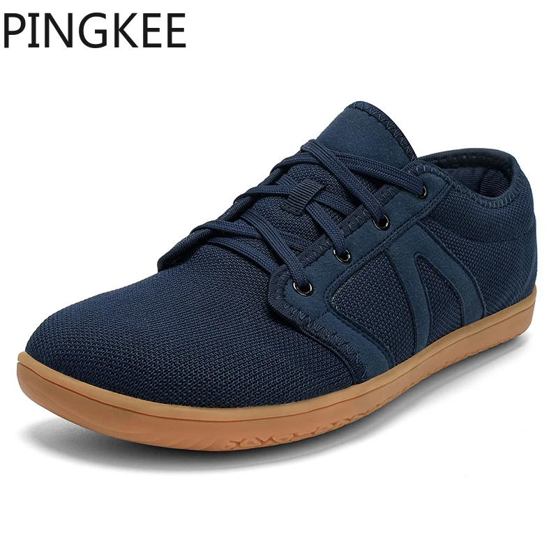 Top Trends: PINGKEE Wide Toe Barefoot Shoes For Men Zero Drop Men's Original Casual Comzy Trekking Trail Running Mesh Breathable Sneakers Shoppable Styles