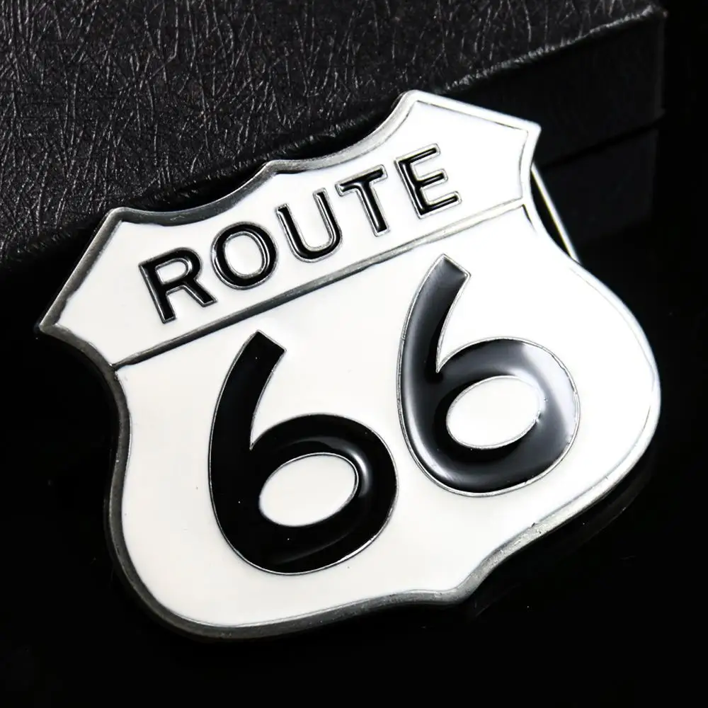 Top Trends: 40MM Ethnic Americam Famous Road Zinc Alloy ROUTE 66 Belt Buckle Cowboy Homemade Man Leather Crafts Male Jeans Strap Gifts Parts Shoppable Styles