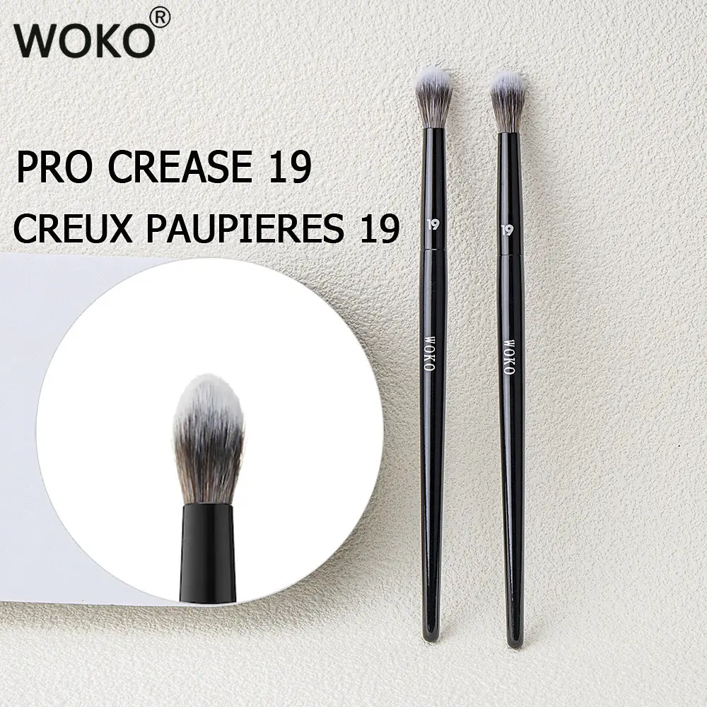 Top Trends: WOKO 19 Crease Brush Professional Eyeshadow Crease Smudge Blending Makeup Brush Tapered Precise Eye Shadow Powder Crease Brush Shoppable Styles