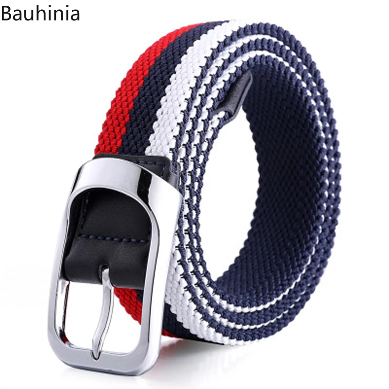 Top Trends: All-Match Casual Knitted Pin Buckle Belt Woven Men&#039;s And Women&#039;s Braided Stretch Belts High Quality Leather Belt Waist Belt Shoppable Styles