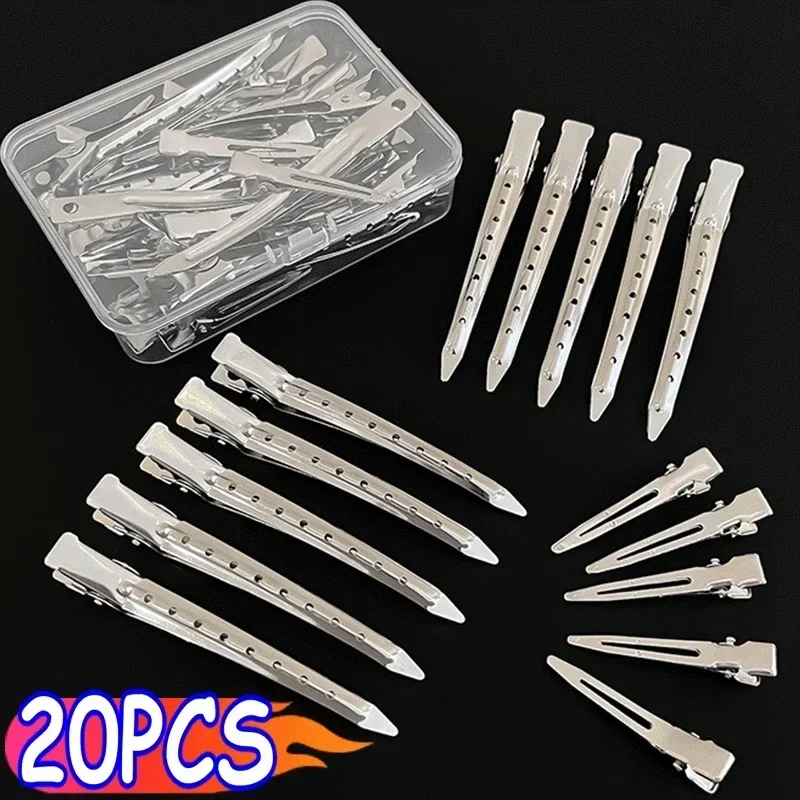 Top Trends: Metal Hair Clips For Styling Sectioning Professional Salon Hairpin Clamps Hair Root Fluffy DIY Clip Tools Hair Accessories Shoppable Styles