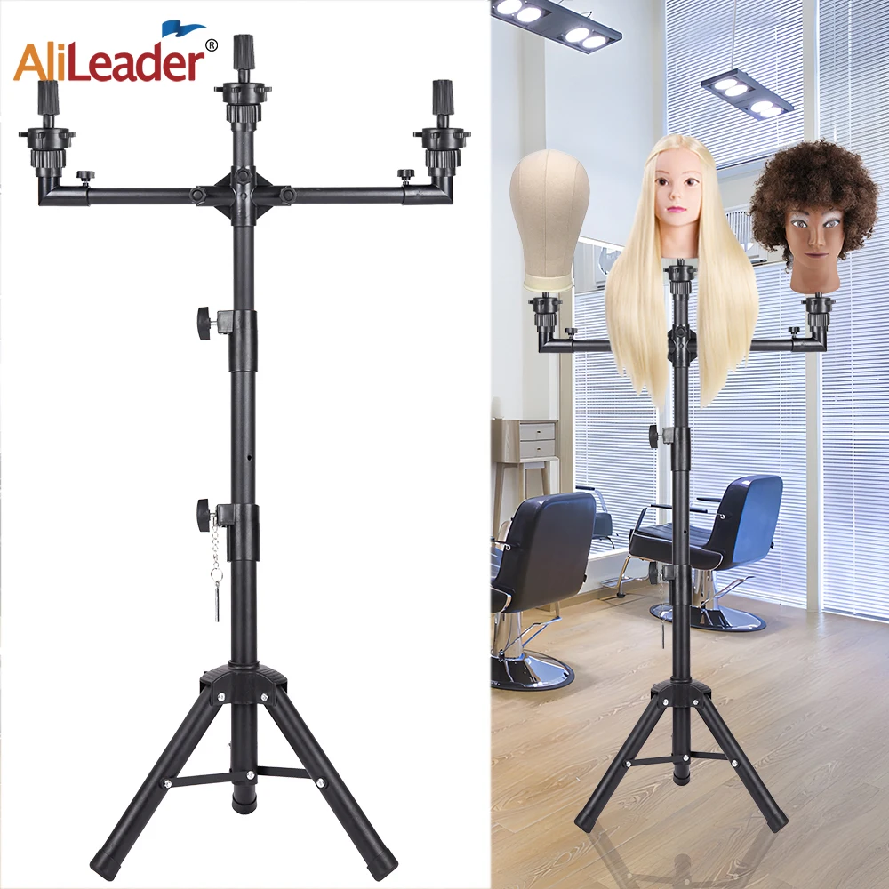 Top Trends: Quality Tripod Wig Stand For Mannequin Training Head Holder 3-Head Multifunction Tripod Wig Stand Adjustable Wig Tripod Stand Shoppable Styles