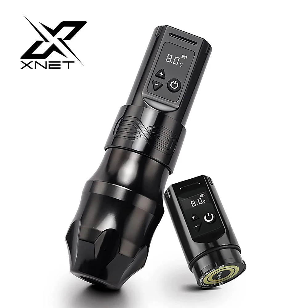 Top Trends: XNET Moteng Wireless Tattoo Machine Rotary Pen 2100mAh Battery Capacity Powerful Coreless Motor Stroke 4.0mm Shoppable Styles