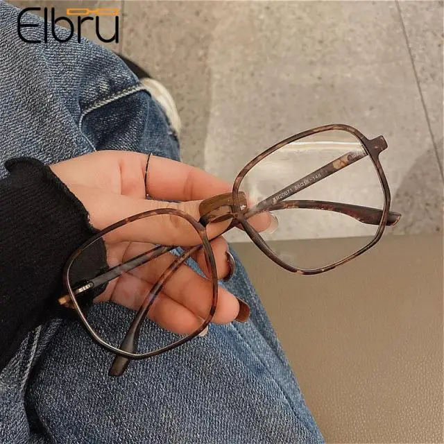 Top Trends: Elbru 0-1.0-1.5-2.0 To-6.0 Finished Myopia Glasses Men Women Transparent Minus Eyewear Anti Blue Light Shortsighted Eye Glasses Shoppable Styles