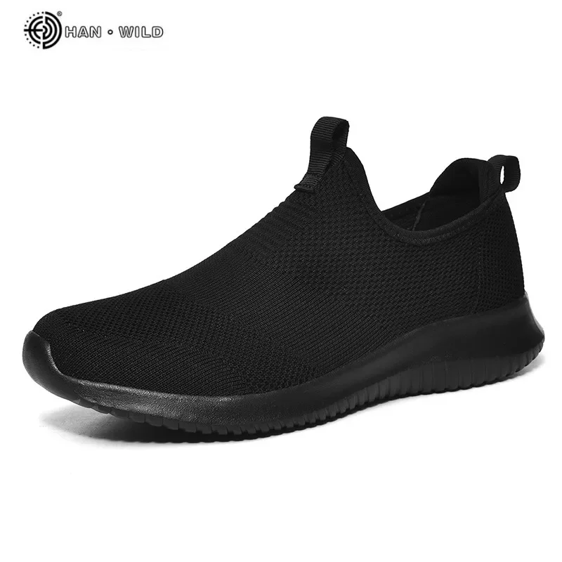 Top Trends: Men Sneakers Lightweight Flykint Casual Shoes Men Slip On Walking Socks Shoes Trainers Mesh Flat Homme Big Size Tenis Masculino Shoppable Styles