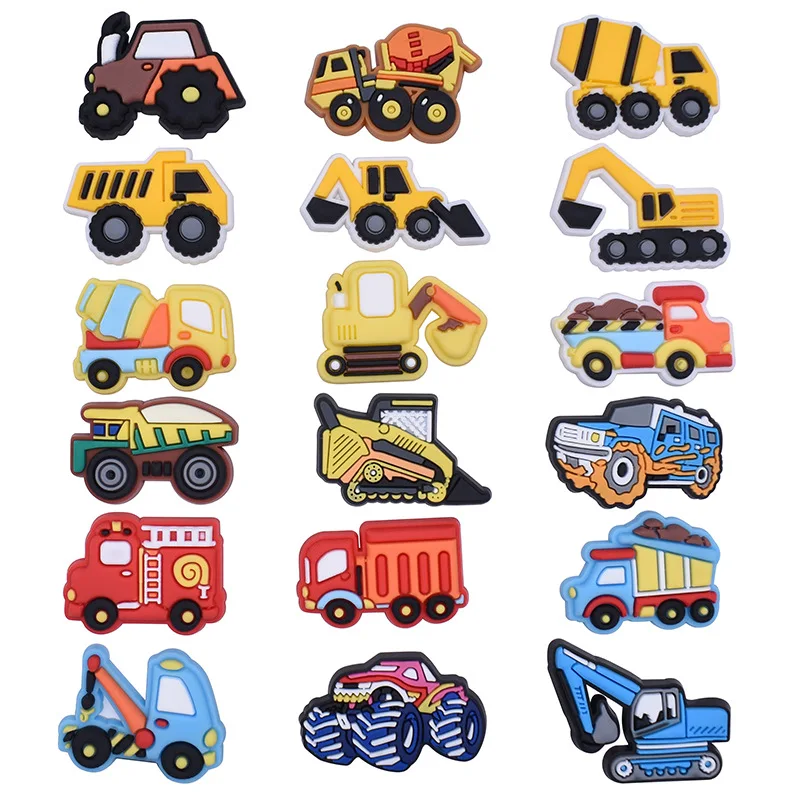 Top Trends: Sale 1Pcs New Arrival Car Truck Shoe Charms For Crocs Charms Accessories Pin Sandals Decorations Kids Birthday Party Favor Gifts Shoppable Styles