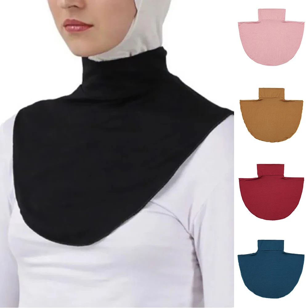 Top Trends: Women Turtleneck Fake Collar Solid Color Mock False Collar Turtleneck High Neck Cover Detachable Neck Collars Elastic Loop Scarf Shoppable Styles