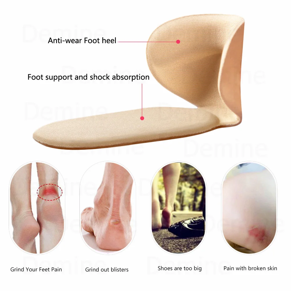 Top Trends: Half Insoles For Women Shoes Back Stickers High Heels Liner Insert Heel Pain Relief Protector Cushion Pads Foot Heel Pain Relief Shoppable Styles - Image 5