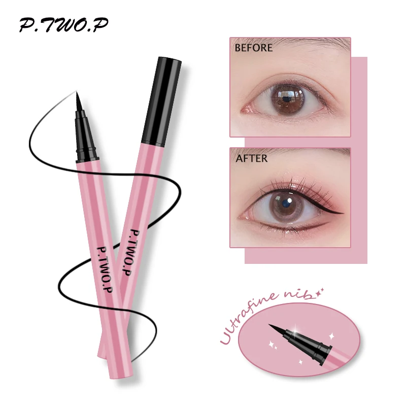 Top Trends: PTWOP Professional Liquid Eyeliner Cat Style Pen Long-lasting Quick Drying Anti-sweat Waterproof Smooth Matte Eyeliner Makeups Shoppable Styles