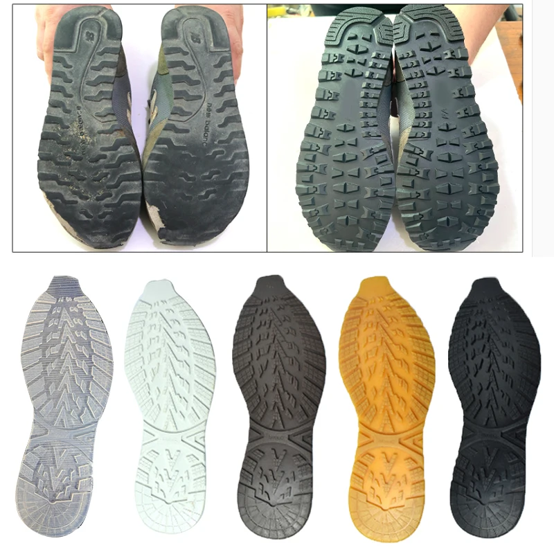 Top Trends: Rubber Anti-wear Shoe Patch Sole Repair Materials Rubber Shoe Pieces Non-slip Sole Stickers Thick DIY Replacement Accessories Shoppable Styles