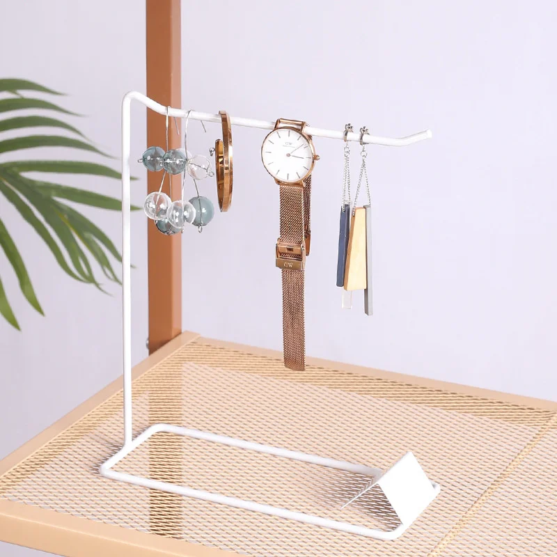 Top Trends: Metal Jewelry Display Rack Shelf Earrings Necklace Bracelet Ring Organizer Hanger Stand Retail Exhibitor Shop Display Shoppable Styles - Image 3