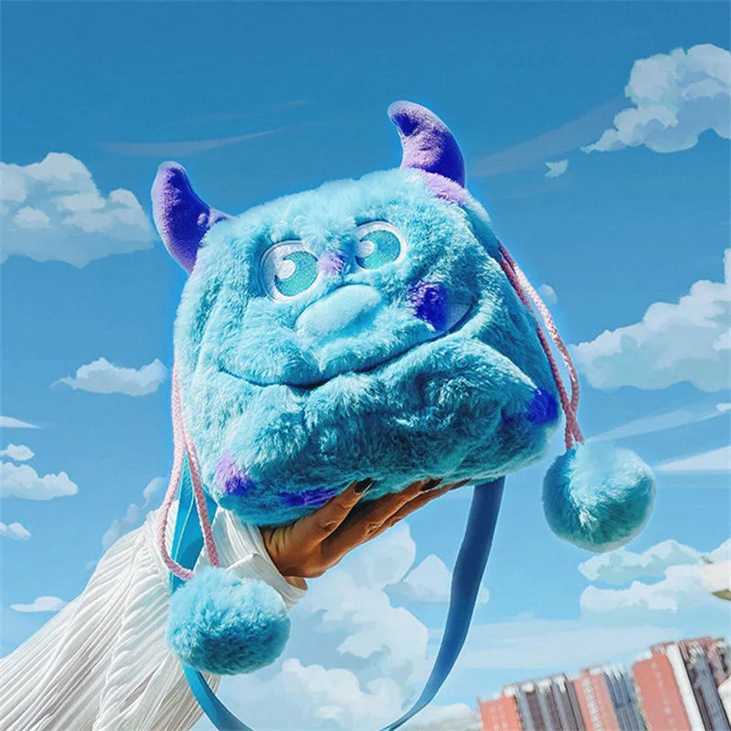 Top Trends: Monsters Inc Monsters University James P. Sullivan Plush Backpack Men Women Cartoon Anime Handbag Cosplay Accessories Gift Shoppable Styles