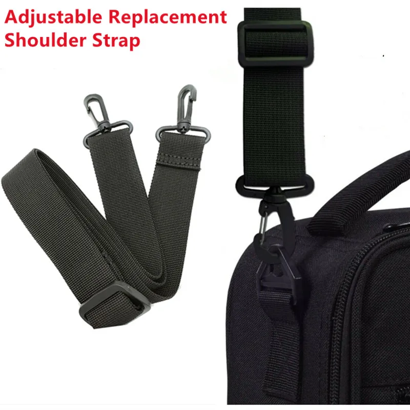 Top Trends: 1PC Black Adjustable Replacement Shoulder Strap Padded Sling Hook Bag Laptop Handbag Travel Bag Strap Bag Accessories Waterproof Shoppable Styles