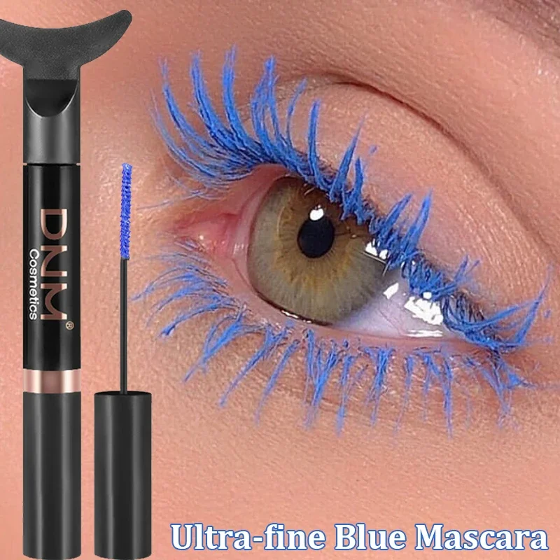 Top Trends: Blue Colorful Ultra-fine Mascara Lasting Quick Drying Curling Thick Eyelashes Extension Waterproof Mascara Eyes Makeup Cosmetics Shoppable Styles