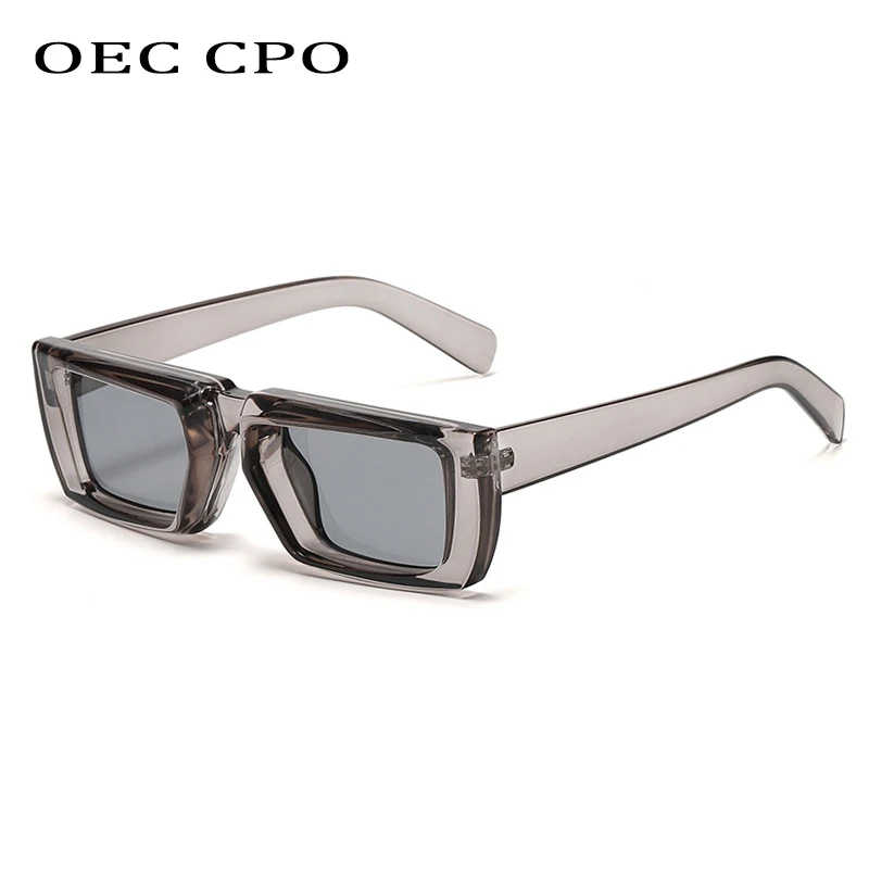 Top Trends: OEC CPO Vintage Rectangle Sunglasses Women Punk Small Frame Sun Glasses MenTrends Square Glasses UV400 Shades Fashion Eyewear Shoppable Styles - Image 5