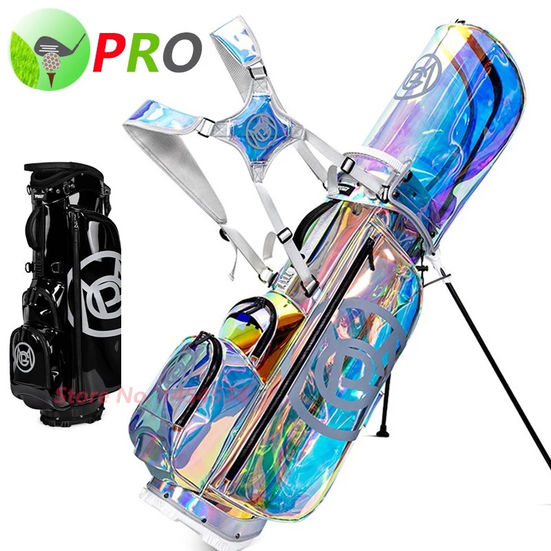 Top Trends: Send Putter Golf Korean Unisex Rack Bag Lady Bracket Women Sports Portable Club Colorful Transparent Backpack Bag TPU Waterproof Shoppable Styles