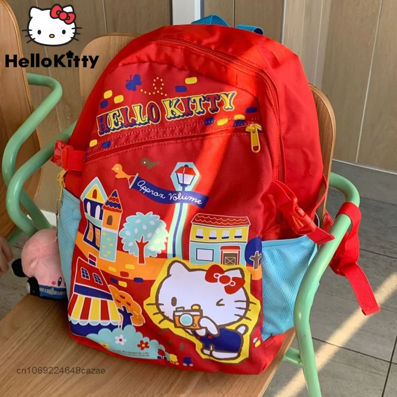 Top Trends: Sanrio Hello Kitty Cute Large Capacity Schoolbag Y2K Cool Harajuku Laptop Bag Student Versatile Traveling Backpack For Women Shoppable Styles