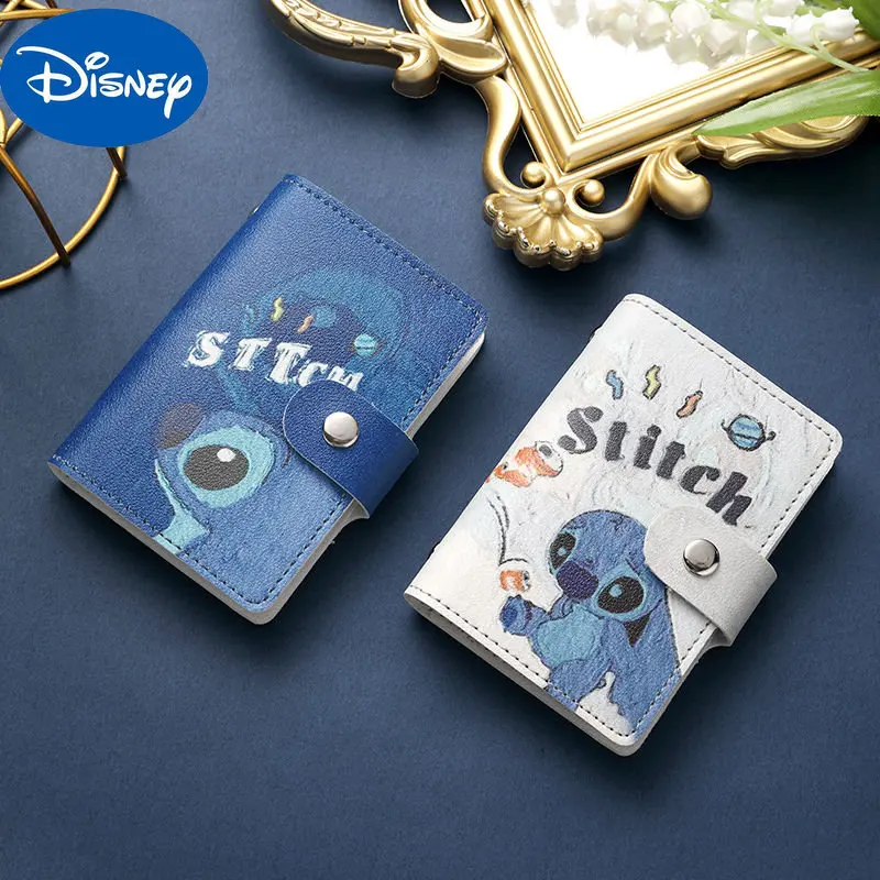 Top Trends: MINISO Disney Cartoon Stitch Cute Card Bag Female Multi-function Multi-card ID Bag Bank Card Two-in-one Large-capacity Card Bag Shoppable Styles