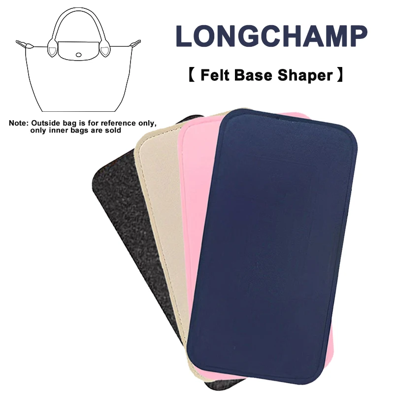 Top Trends: EverToner Felt Base Shaper Fits For LongChamp Le Pliage Handle Bag Cosmetic Bag Felt Makeup Bag Support Pad Shoppable Styles