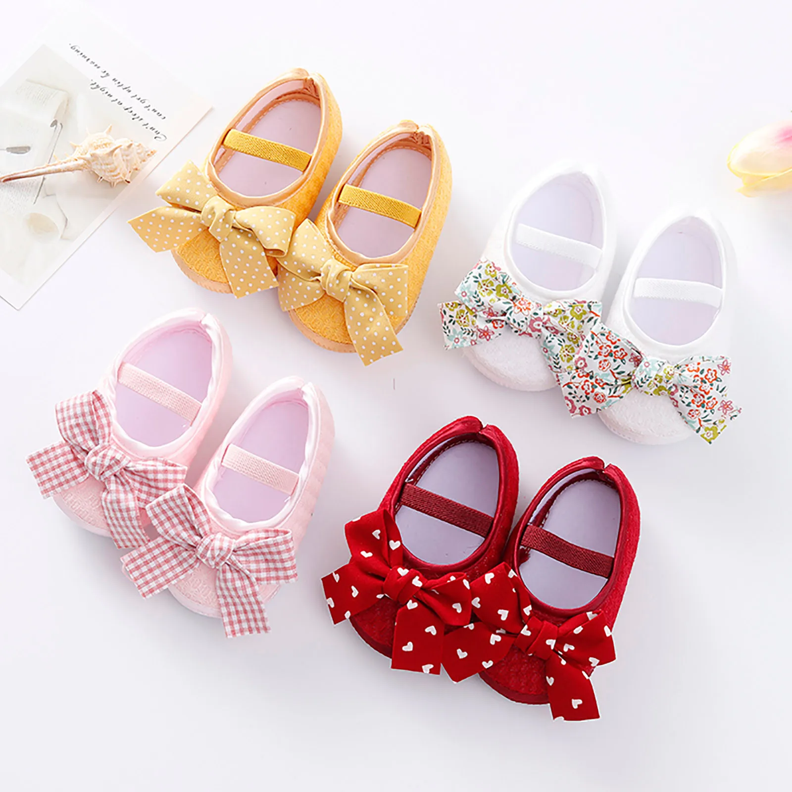 Top Trends: New Baby Girls First Walkers Soft Toddler Shoes Infant Toddler Walkers Shoes Bowknot Casual Princess Shoes кроссовки детские Shoppable Styles