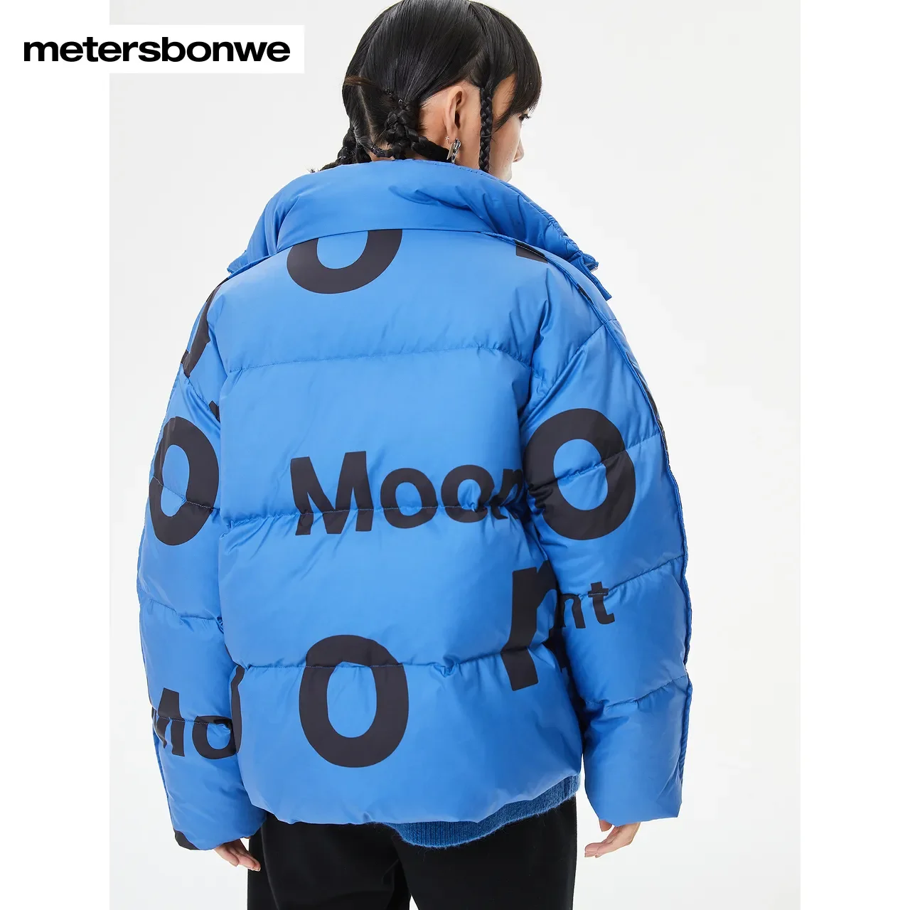 Top Trends: Metersbonwe Down Jacket Women Winter Female Fashion Printing Down Coat Winter Jacket Outerwear Warm Big Letter Short Down Jacket Shoppable Styles