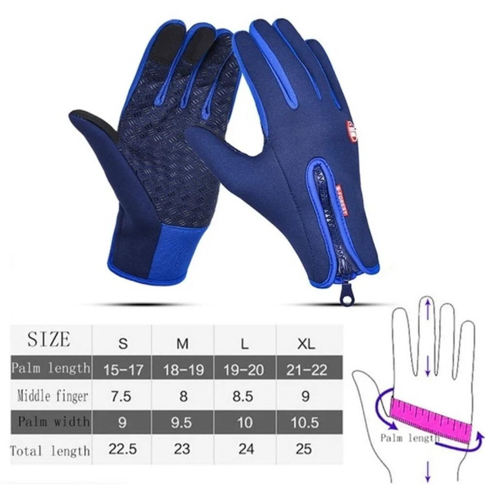 Top Trends: Winter Gloves For Men Women Touchscreen Warm Outdoor Cycling Driving Motorcycle Cold Gloves Windproof Non-Slip Womens Gloves Shoppable Styles - Image 5