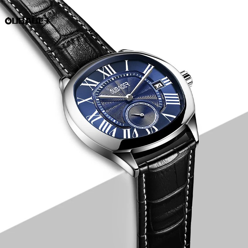 Top Trends: OUBAOER High Sense Simple Temperament All Fashion Exquisite Small Niche Man Watch Shoppable Styles - Image 6