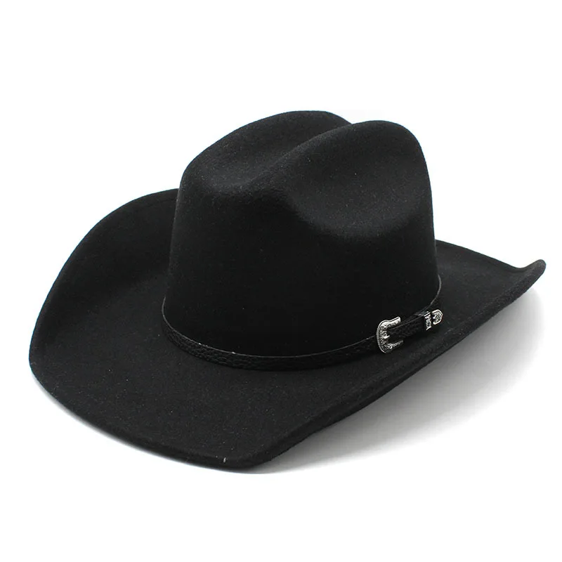 Top Trends: New Men Women Western Cowboy Hat With Belt Winter Autumn Church Jazz Elegant Cowgirl Sombrero Caps Shoppable Styles