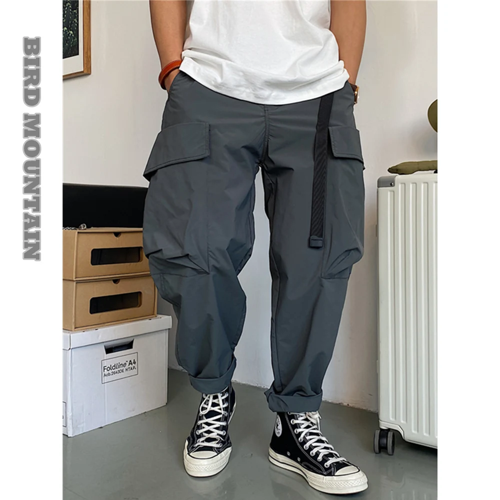 Top Trends: Fashion Japanese Streetwear Casual Harem Pants Harajuku Trendyol Straight Cargo Pants Men Clothing Oversized Baggy Trousers Shoppable Styles