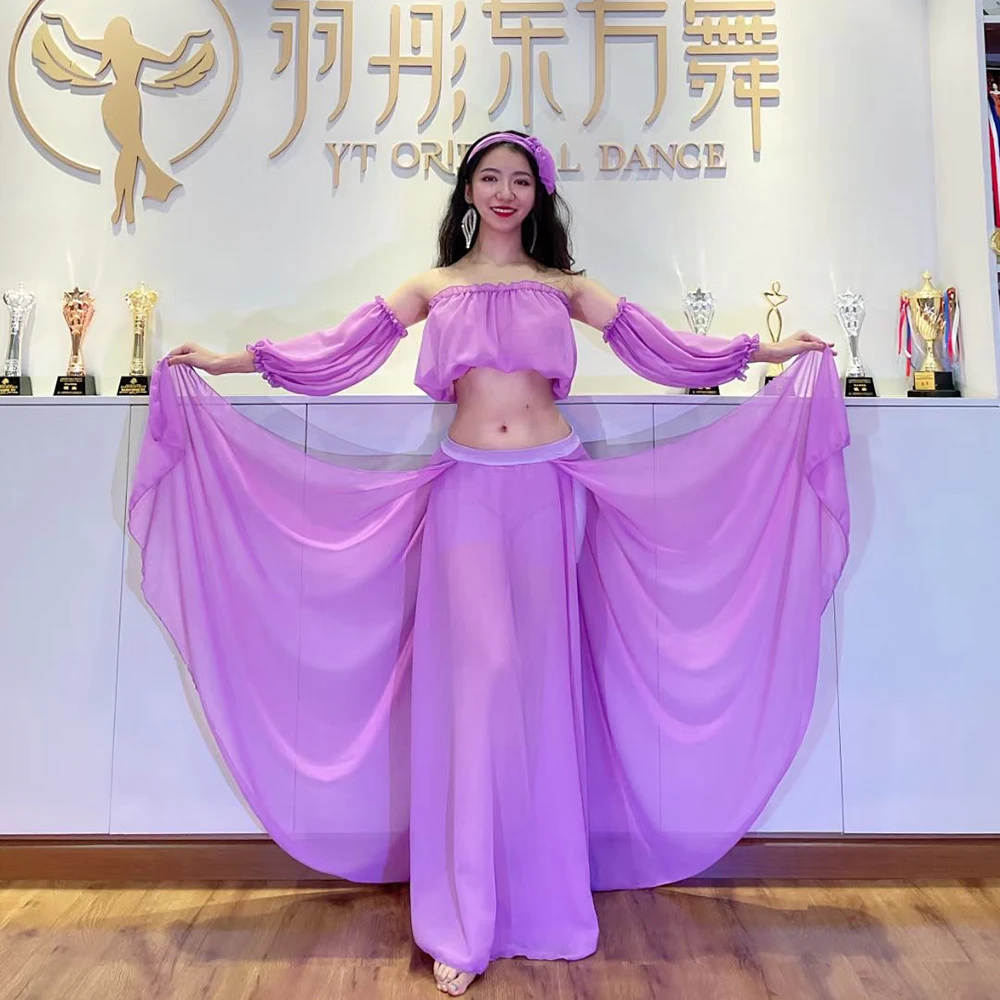 Top Trends: Belly Dance Costume Wear Women's Dancing Costumes Festival Outfit Woman Suit 2023 Sari Lesson Halloween Bellydance Chinese Folk Shoppable Styles