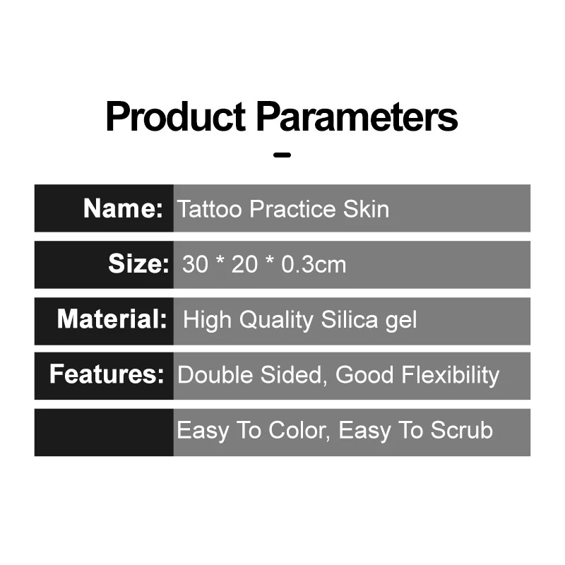 Top Trends: Practice Skin 3mm A4 Size Tattoo Practice Skin Double Sided Silicone Microblades Eyebrow Permanent Makeup Tattoo Supplies Shoppable Styles - Image 6