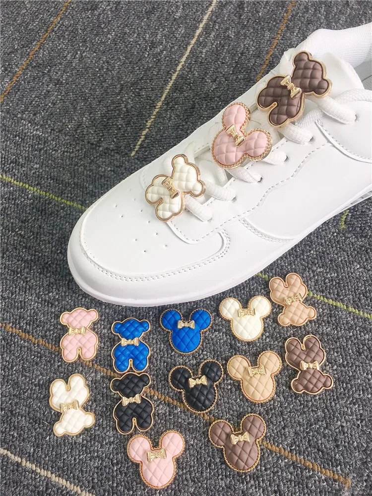 Top Trends: New Jewelry Bear Shoelaces Decorations Shoe Charms Diy Sneakers Laces Buckle Accessories Metal Charms Decor For Girls Party Gift Shoppable Styles