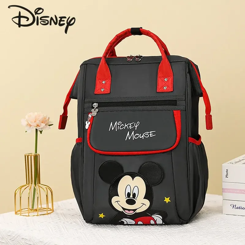 Top Trends: Disney Fashion Mommy Bag Cartoon Large Capacity Baby Products Storage Bag High Quality Multifunctional Outgoing Parent Child Bag Shoppable Styles