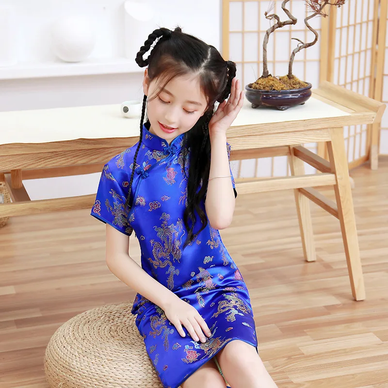 Top Trends: Children&#039;s Cheongsam New Summer Autumn Retro Princess Dress Chinese Traditional Qipao Little Girl Baby Girl Qupao Dress Kid Shoppable Styles