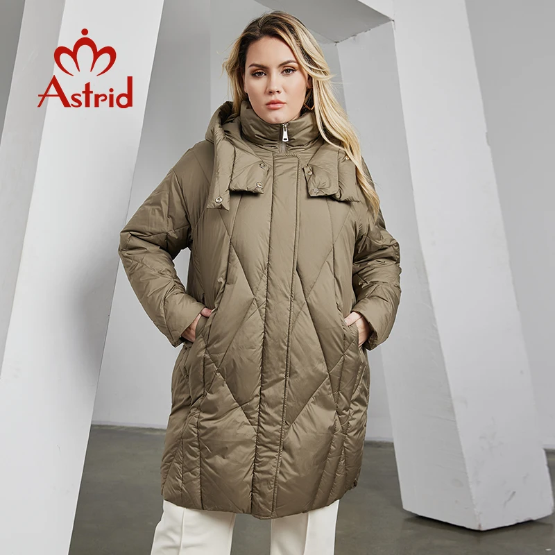 Top Trends: Astrid Women&#039;s Jacket Winter 2023 Plus Size Bio Down Jackets Hooded Quilted Cotton Coat Women Parka Waterproof Female Clothing Shoppable Styles