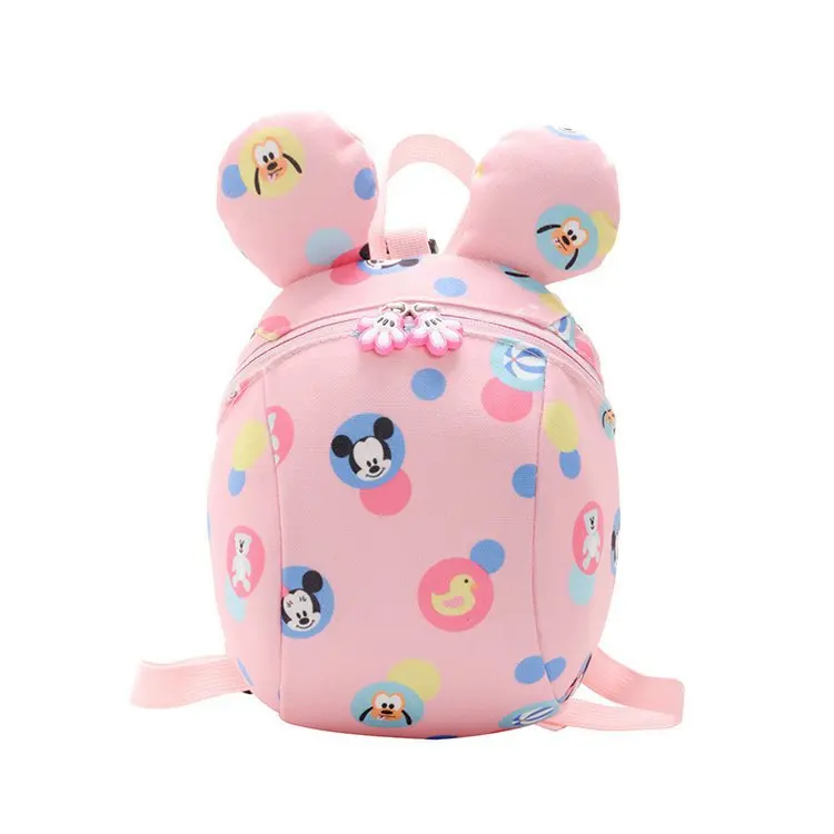 Top Trends: Disney Original Cartoons Children's Backpack Mickey Mouse Minnie Kindergarten Baby Cute Anti-lost School Bag New Kids Girls Bag Shoppable Styles