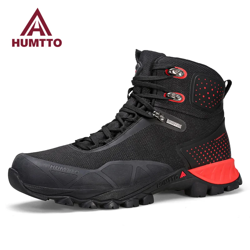 Top Trends: HUMTTO Waterproof Hiking Boots Outdoor Trekking Shoes For Men Luxury Designer Mens Sneakers Winter Sports Climbing Ankle Boots Shoppable Styles