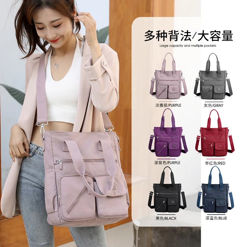 Top Trends: New Casual Crossbody Shoulder Bag Women High-Capacity Bag Nylon Waterproof Multifunctional Messenger Bags For Lady Handbags Shoppable Styles