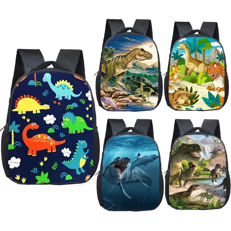 Top Trends: 12 Inch Animals Dinosaur Backpacks Dinos Children School Bags Baby Toddler Bag Boys Backpack For Kids Kindergarten Bags Gift Shoppable Styles