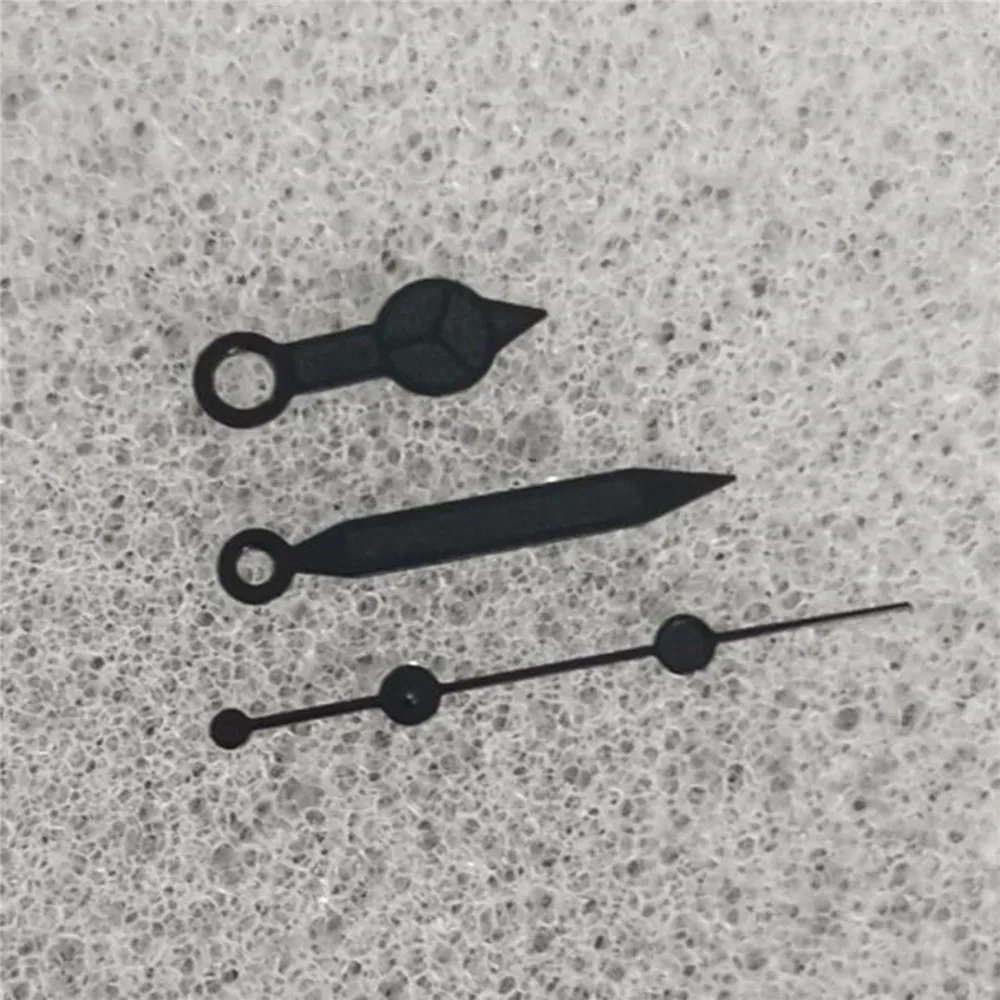 Top Trends: Black Watch Hands Set For NH35 Hand 3Pins Needles Weak Green Lunminous Watch Pointers For NH36 / 4R / 7S Movement Modified Parts Shoppable Styles