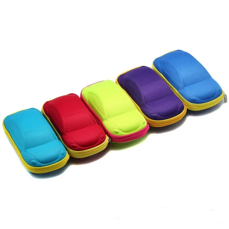 Top Trends: Cute Sunglasses Cases For Kids Boys Girls Car Shape Lightweight Glasses Box Vintage Portable Zipper Glasses Case Shoppable Styles